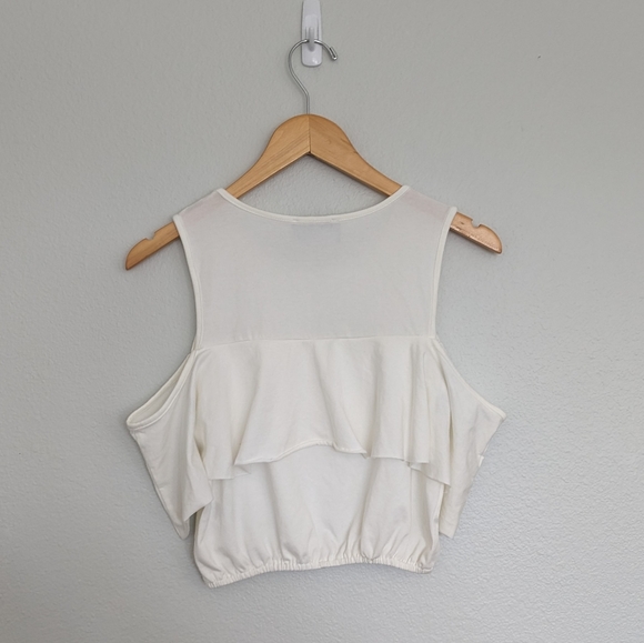 NEW nasty gal white off the shoulder top - Picture 8 of 9